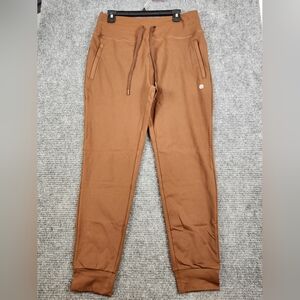 Gradual Pants Womens Sz L Brown Athletic Joggers Stetch Drawstring Waist NWT